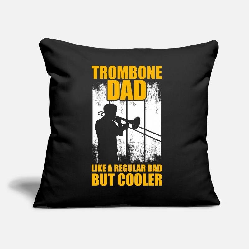 Trombone Dad Trombone Trombone Player Trombonist Sofa pillow with filling 45cm x 45cm