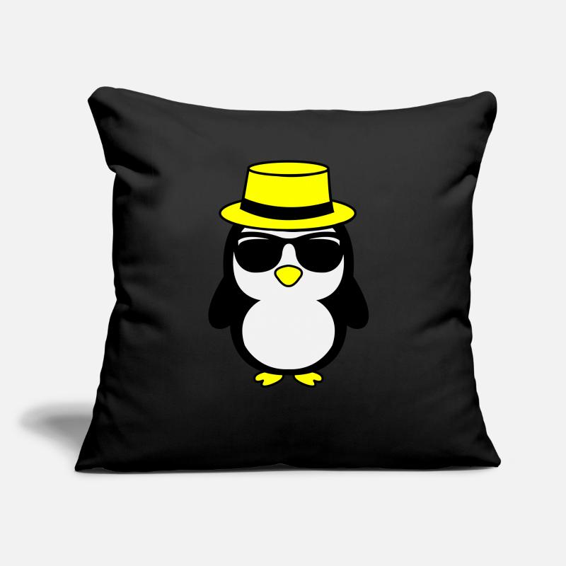 Pingouin cool 02 Coussin et housse de 45 x 45 cm