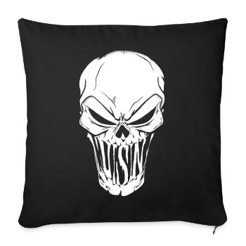 USN-Exteriton Skull - Sofa pillow with filling 45cm x 45cm - black - Front