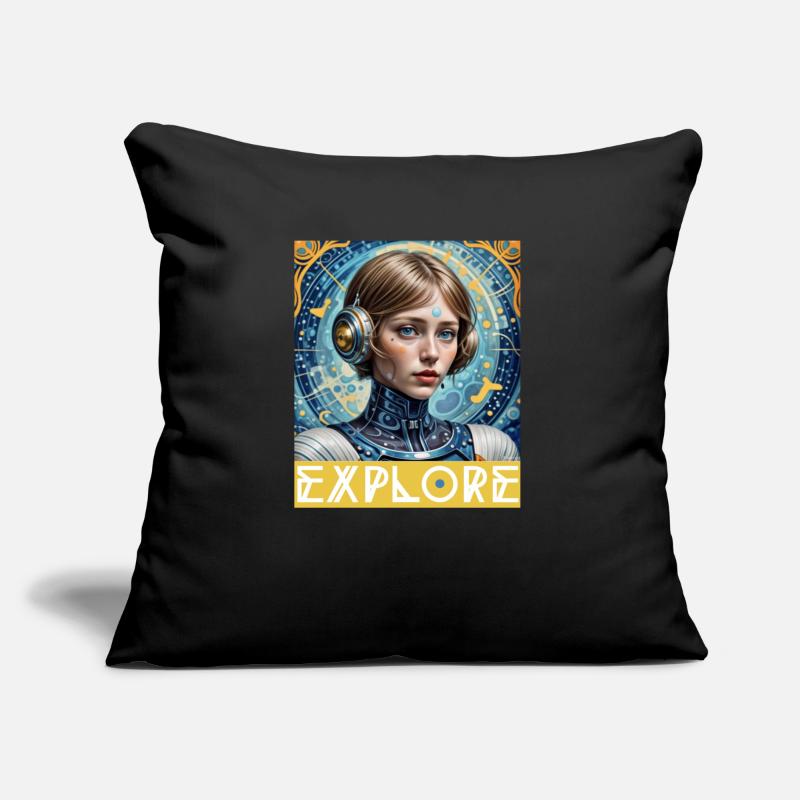 Dare to Explore Sofa pillow with filling 45cm x 45cm