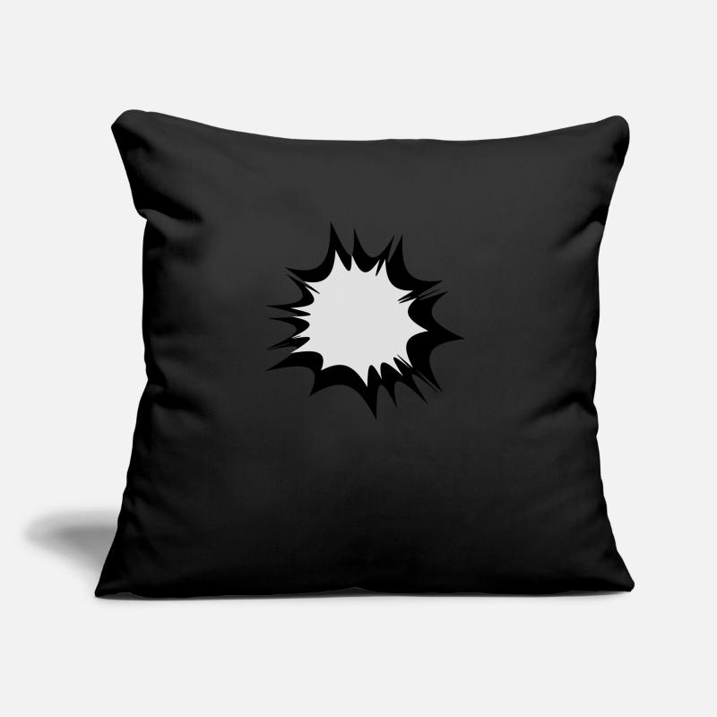 Comic speech bubble explosion Sofa pillow with filling 45cm x 45cm