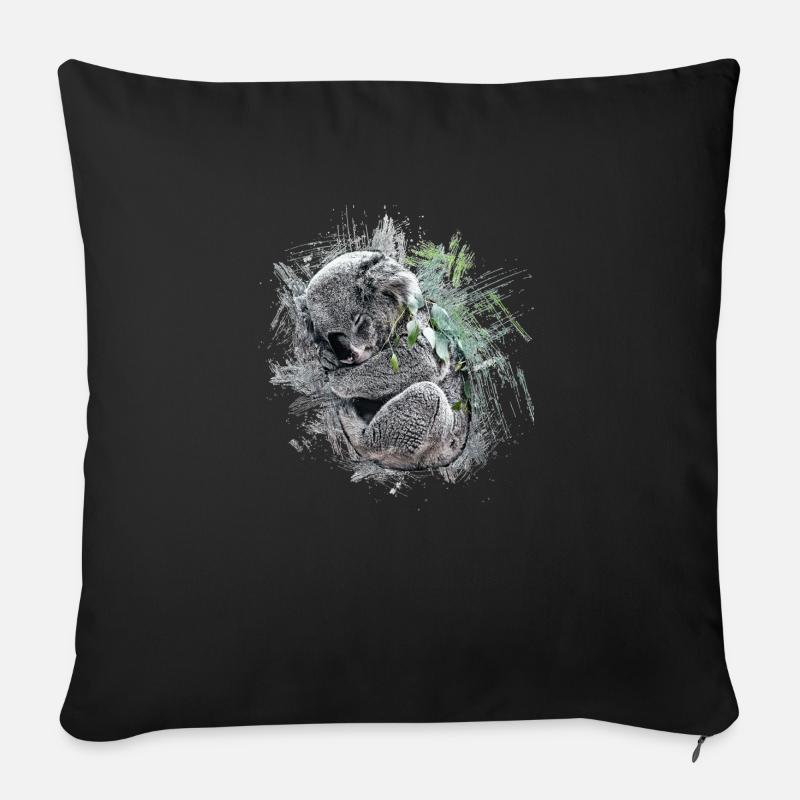 Koala - Sofakissen mit Füllung 45 x 45 cm - Schwarz