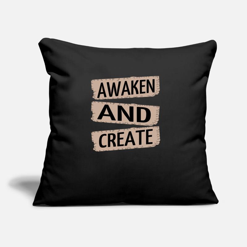 enlightenment quotes innovative ideas statement Sofakissen mit Füllung 45 x 45 cm