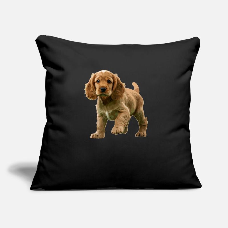 Cocker Spaniel Welpe Sofakissen mit Füllung 45 x 45 cm