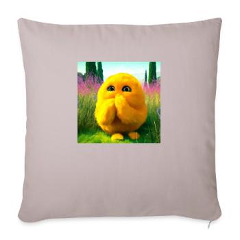 surprising cuddle - Sofa pillow with filling 45cm x 45cm - light taupe - Front