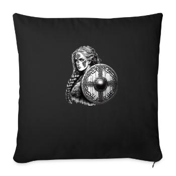 Schildmaid - Sofakissen mit Füllung 45 x 45 cm - Schwarz - Vorne