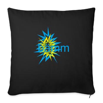 bämm Knaller Volltreffer Ausbruch Karneval - Sofakissen mit Füllung 45 x 45 cm - Schwarz - Vorne