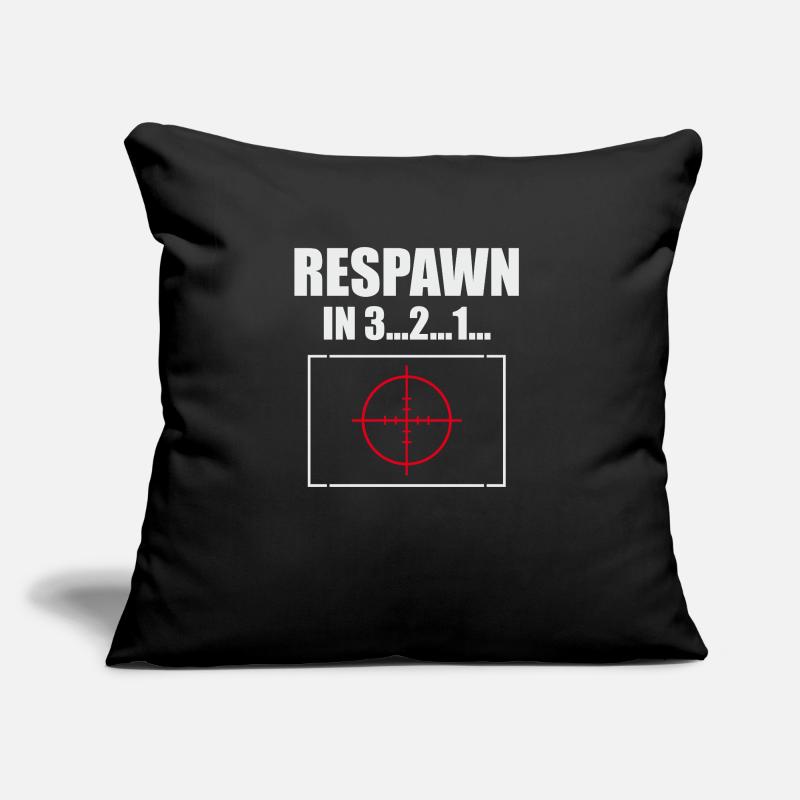 Compte à rebours de réapparition avec réticule Coussin et housse de 45 x 45 cm