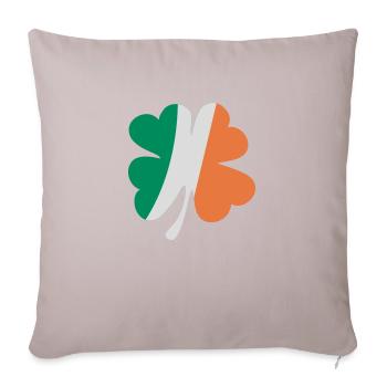 Irlande - Coussin et housse de 45 x 45 cm - taupe clair - Devant