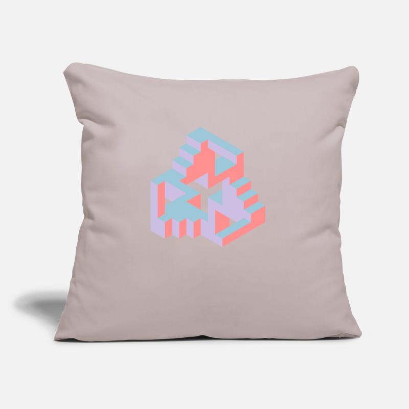 Impossible Figures 77B Sofa pillow with filling 45cm x 45cm