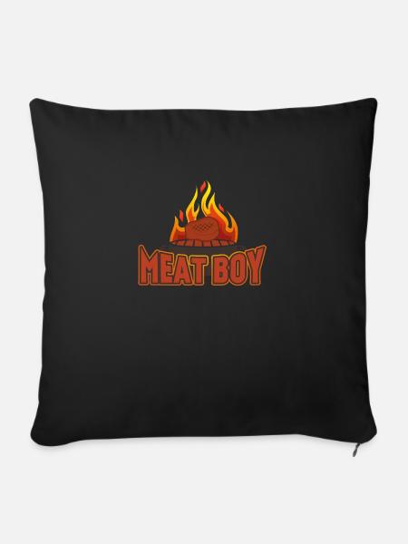 Meat Boy - Sofakissen mit Füllung 45 x 45 cm - Schwarz