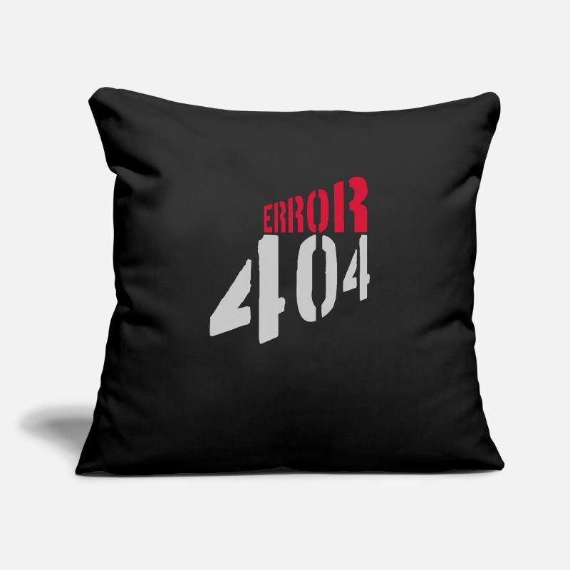 Message Error 404 Network Sofa pillow with filling 45cm x 45cm