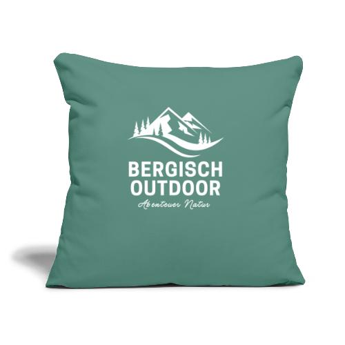 Bergisch Outdoor Logo White - Sofakissen mit Füllung 45 x 45 cm