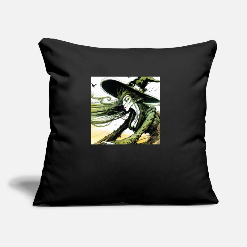Witch drawing Sofa pillow with filling 45cm x 45cm