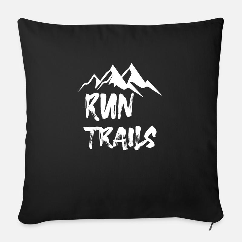 Chien Hund - Coussin et housse de 45 x 45 cm - noir