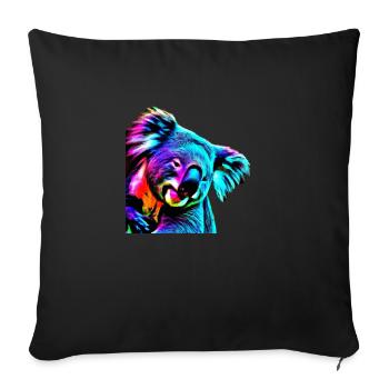 Koala - Sofakissen mit Füllung 45 x 45 cm - Schwarz - Vorne