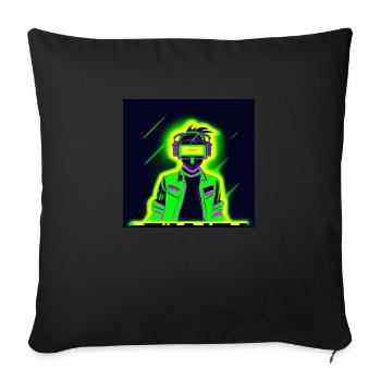 boy neon - Sofakissen mit Füllung 45 x 45 cm - Schwarz - Vorne
