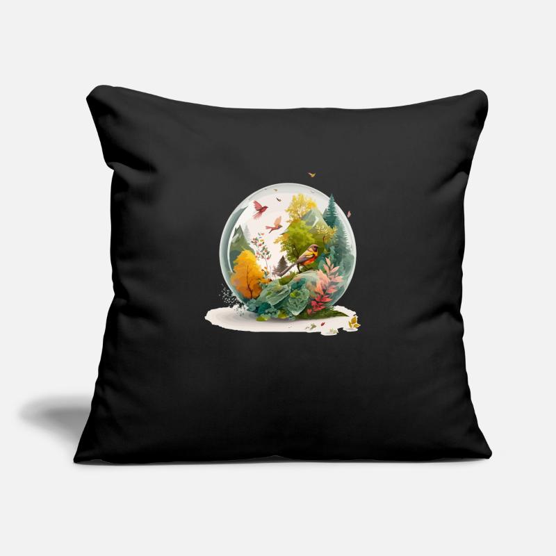 The miniature drill Sofa pillow with filling 45cm x 45cm