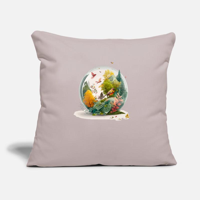 The miniature drill Sofa pillow with filling 45cm x 45cm