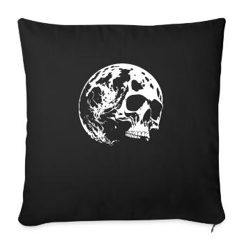 DEAD PLANET - Sofa pillow with filling 45cm x 45cm - black - Front