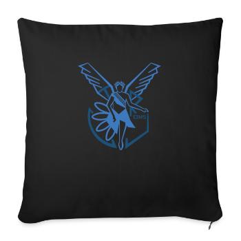 Resistance CTRL Reims Anomaly - Sofa pillow with filling 45cm x 45cm - black - Front