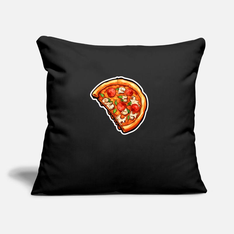 Pizza Half Sofa pillow with filling 45cm x 45cm