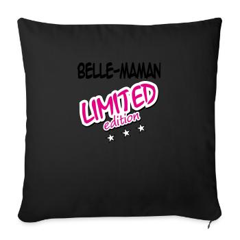BELLE MAMAN LIMITED EDITION - Coussin et housse de 45 x 45 cm - noir - Devant