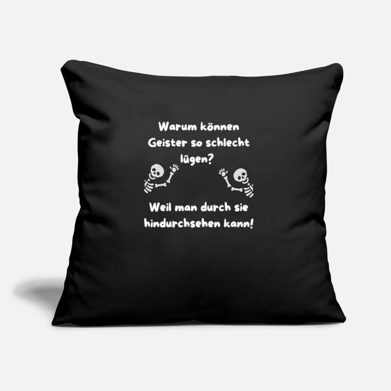 « Flachwitz Parade Ghosts » Coussin et housse de 45 x 45 cm
