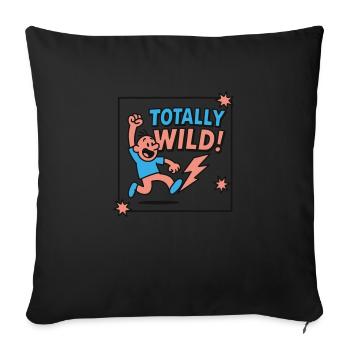 Comic Energy Explosion - Sofa pillow with filling 45cm x 45cm - black - Front