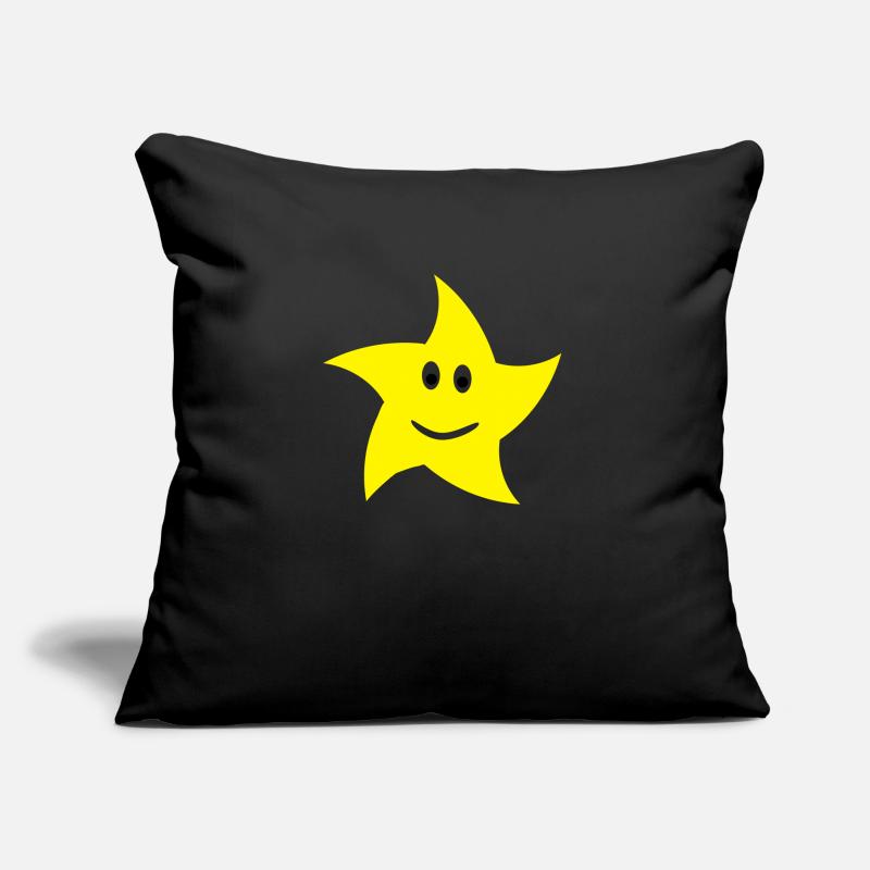 étoile Coussin et housse de 45 x 45 cm