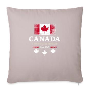 Canada Canada America maple leaf flag flag - Sofa pillow with filling 45cm x 45cm - light taupe - Front