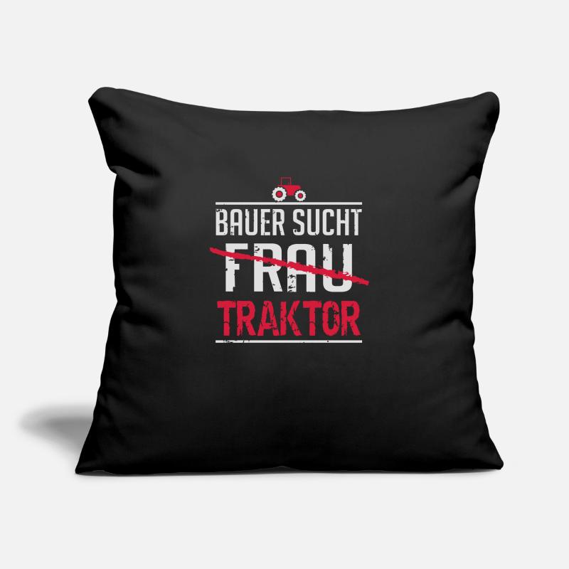 Bauer sucht Traktor Sofakissen mit Füllung 45 x 45 cm
