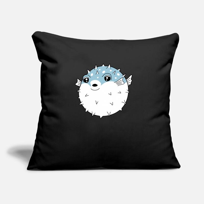 Fugu globe fish Sofa pillow with filling 45cm x 45cm