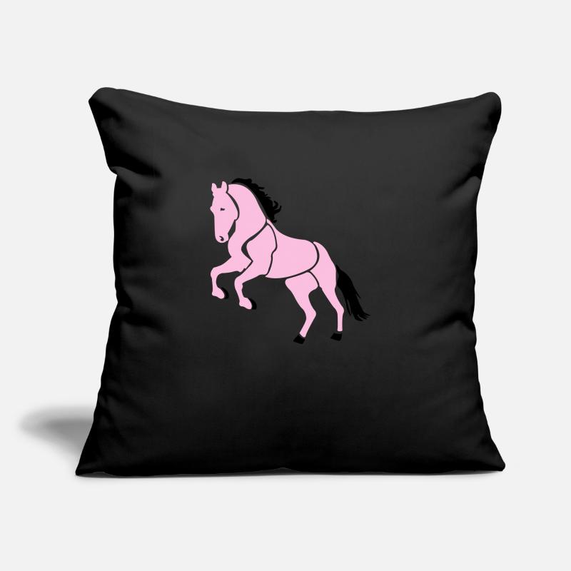 Cabriole cavalière Coussin et housse de 45 x 45 cm