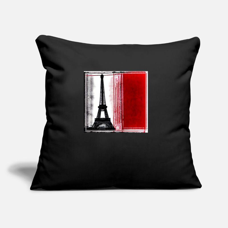 Paris Eiffelturm Sofakissen mit Füllung 45 x 45 cm