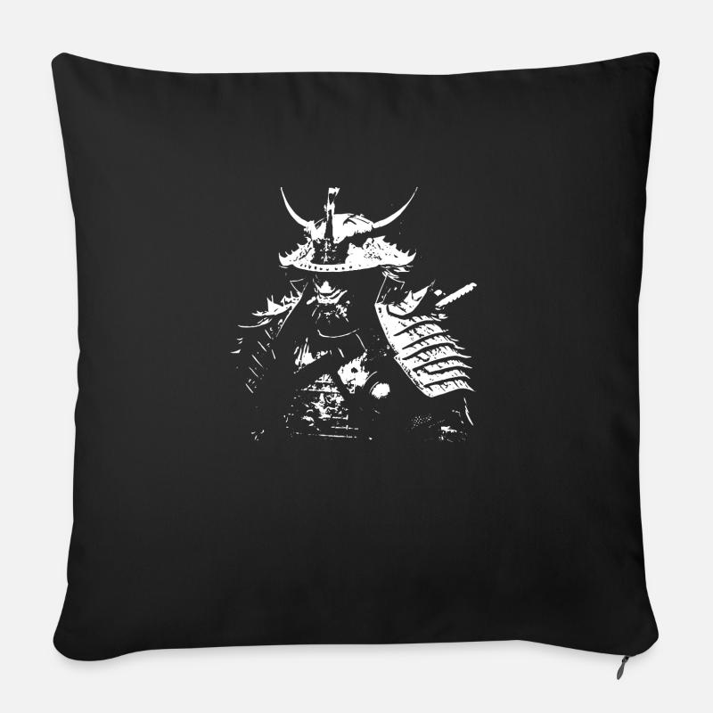 Samurai - Sofakissen mit Füllung 45 x 45 cm - Schwarz