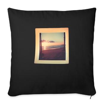 Retro Memories - Sofa pillow with filling 45cm x 45cm - black - Front