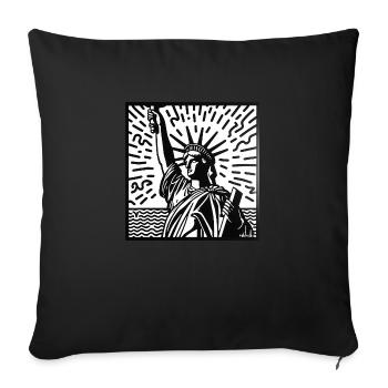 Liberty Radiance - Coussin et housse de 45 x 45 cm - noir - Devant