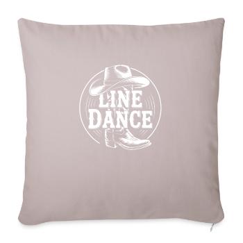 Line Dance Group Training My Dance Sport - Sofa pillow with filling 45cm x 45cm - light taupe - Front
