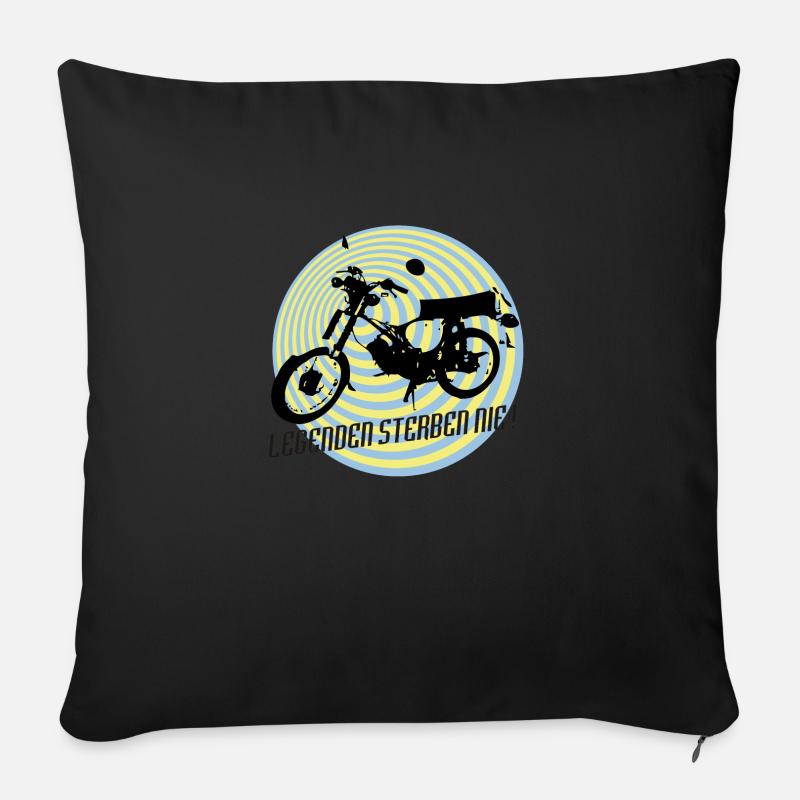 S51 Legenden - Sofakissen mit Füllung 45 x 45 cm - Schwarz