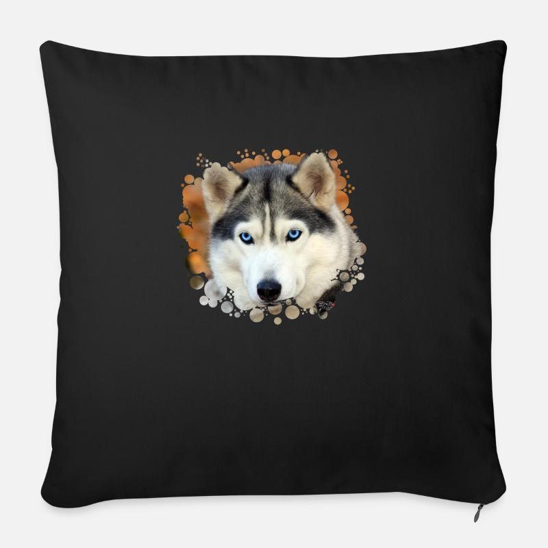 Husky - Sofakissen mit Füllung 45 x 45 cm - Schwarz