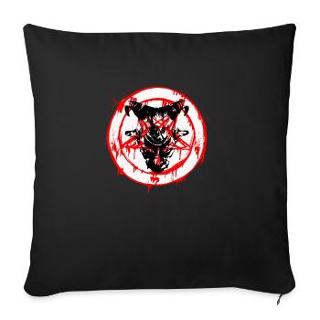 böse - Sofa pillow with filling 45cm x 45cm - black - Front
