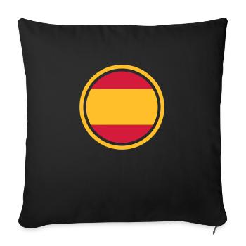spain_2c - Coussin et housse de 45 x 45 cm - noir - Devant