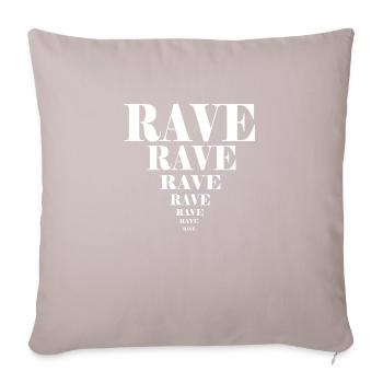rave rave - Coussin et housse de 45 x 45 cm - taupe clair - Devant