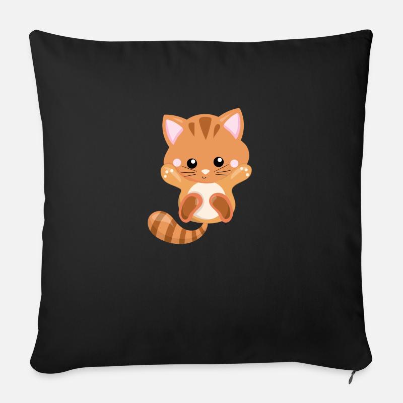CATS - Sofakissen mit Füllung 45 x 45 cm - Schwarz