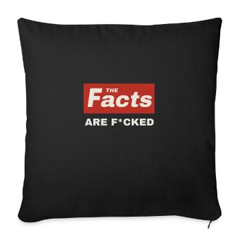 Faits saillants - Coussin et housse de 45 x 45 cm - noir - Devant