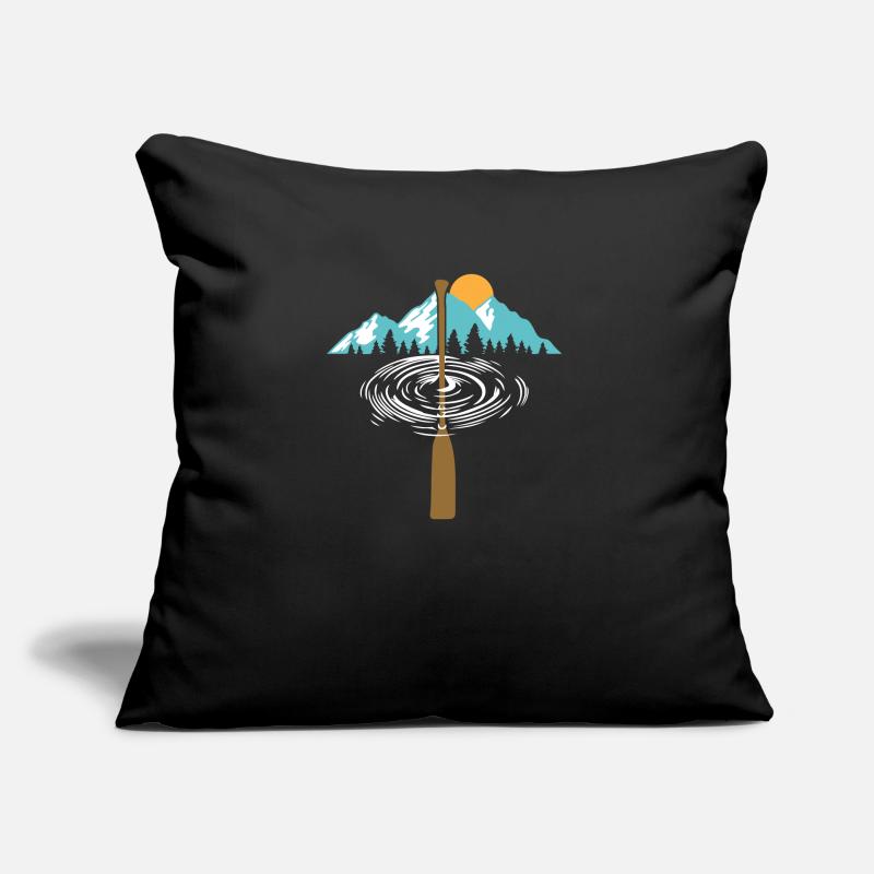 Conception de canoë Coussin et housse de 45 x 45 cm