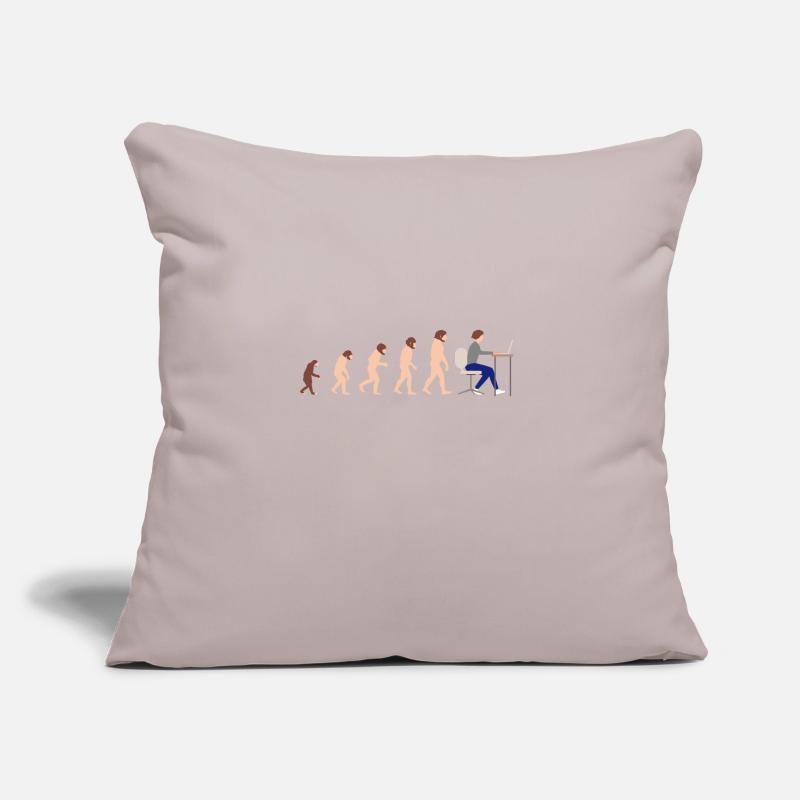 Evolution Developer Programmer Funny poison Sofa pillow with filling 45cm x 45cm
