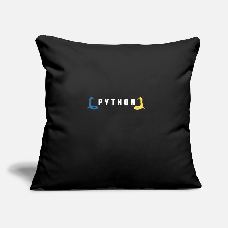 Idée cadeau codeur programmeur développeur Python Coussin et housse de 45 x 45 cm