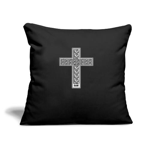 Jesus cross. I'm no longer a slave to fear. - Sofa pillow with filling 45cm x 45cm